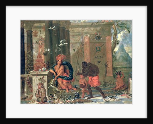 Allegory of America, 1691 by Ferdinand van Kessel