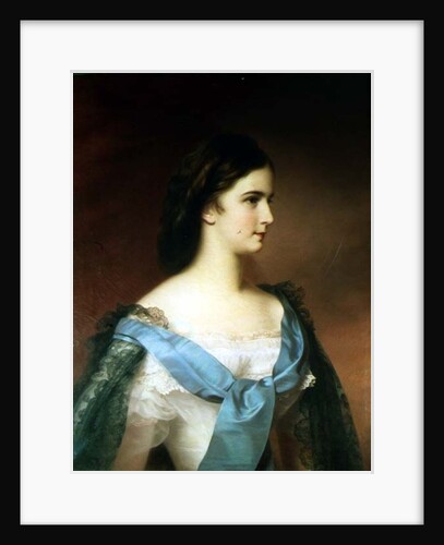 Empress Elizabeth of Bavaria as a young woman by Franz Schrotzberg