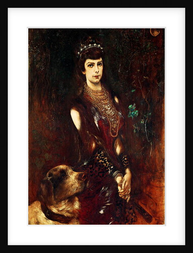 Empress Elizabeth of Austria, 1883 by Anton Romako