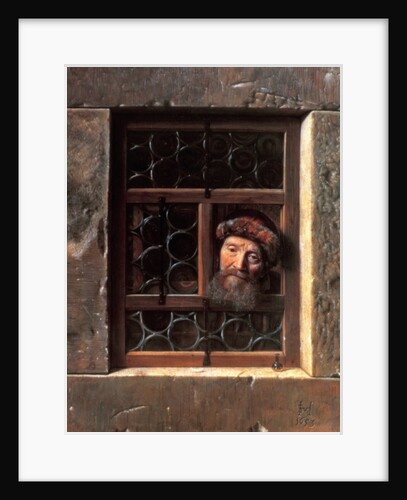 Man at a Window, 1653 by Samuel van Hoogstraten