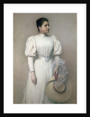 Marie Renard, opera singer with the Hof Opera and wife of Kinsky, 1893 by Leopold Stephan Horovitz