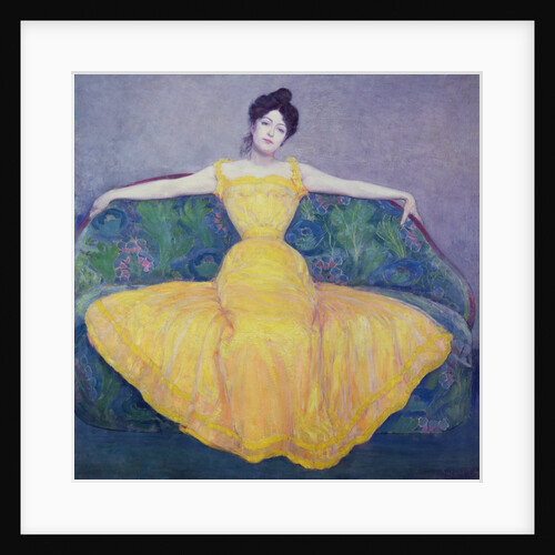 Lady in a Yellow Dress, 1899 by Max Kurzweil