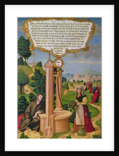 Christ and the Woman from Samaria at Jacob's Well by Matthias Gerung or Gerou
