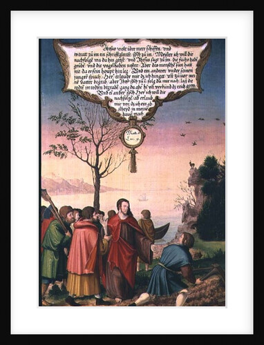 No one is any use to the Reign of God who puts his hand to the plough and then looks behind him by Matthias Gerung or Gerou