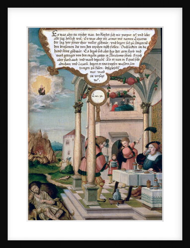 Lazarus and the Rich Man's Table by Matthias Gerung or Gerou