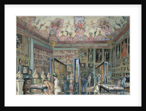 The Genealogy Room of the Ambraser Gallery in the Lower Belvedere, 1888 by Carl Goebel