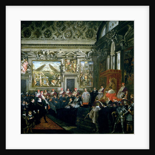 Pope Paul V with an Audience, 1620 by Pietro da Cortona