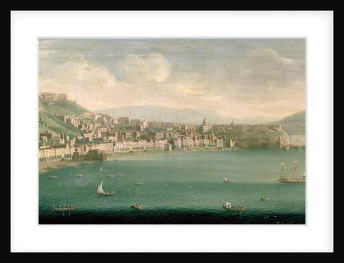 View of Naples from the west, 1730 by Gaspar Butler