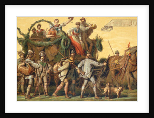Procession of homage in honour of Emperor Franz Joseph I of Austria by Hans Makart
