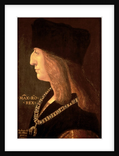 Emperor Maximilian I of Germany by Giovanni Ambrogio de Predis