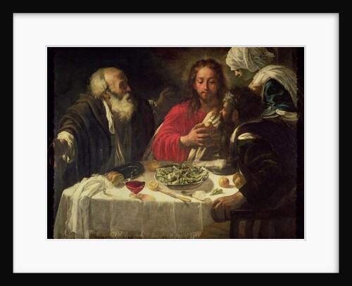 The Supper at Emmaus, c.1614-21 by Michelangelo Caravaggio