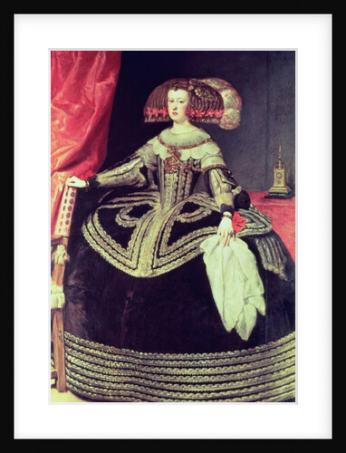 Queen Mariana of Austria c.1653 by Diego Rodriguez de Silva y Velazquez