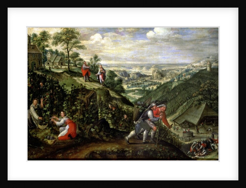 October: Parable of the Bad Vintners, c.1580-90 by Marten van Valckenborch