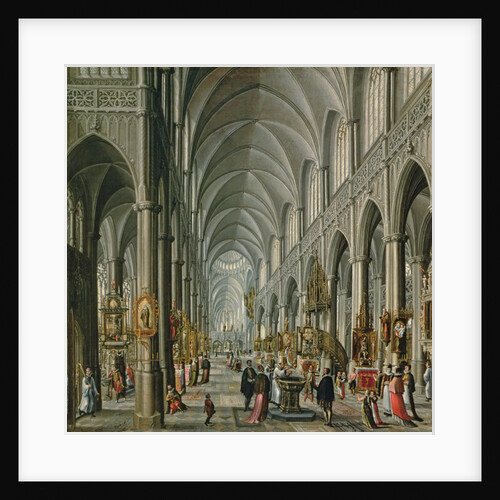 Interior of a Gothic Church, 1596-97 by Paul Vredeman de Vries