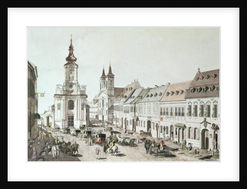 The Parish Church and Cemetery of Fauxbourg by Jacob Ziegler