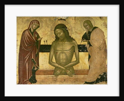 The Agony of Christ with the Virgin and St. John the Baptist c.1489-93 by Nicola Zafuri