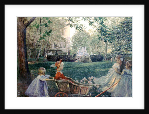 Children Playing, 1933 by Franz von Matsch