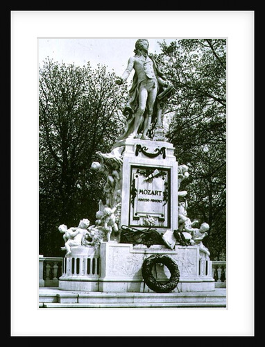Mozart Memorial designed by Viktor Oskar Tilgner, 1896 by Anonymous