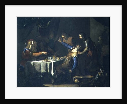 The Murder of Amnon by his brother Absalom by Bernardo Cavallino
