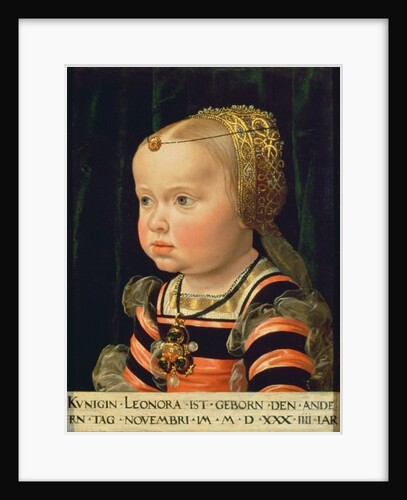 Archduchess Eleanor of Mantua, aged two by Jakob Seisenegger