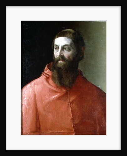 Cardinal Rudolfo Pio, Bishop of Faenza, 1528 by Francesco de Rossi Salviati Cecchino