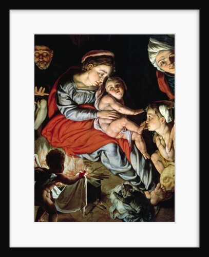 The Holy Family around a Fire, c.1532-33 by Jan Cornelisz Vermeyen