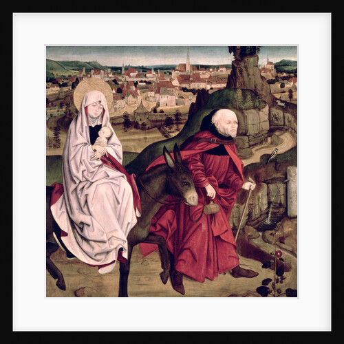 The Schotten altarpiece depicting the Flight into Egypt, 1475 by Master of the Schotten Altar