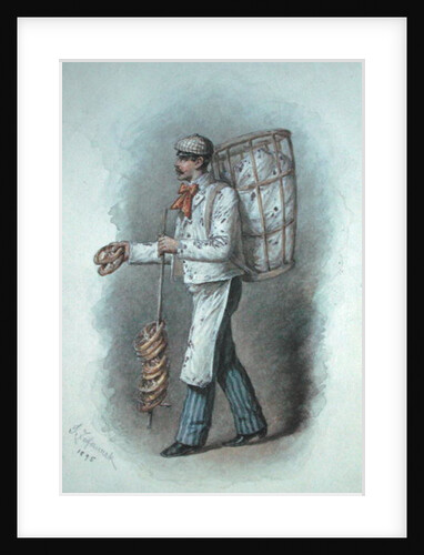 The Baker, 1895 by Gustav Zafaurek