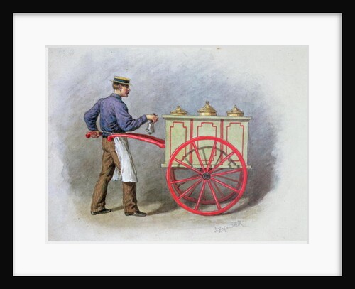 The Ice Cream Seller, 1895 by Gustav Zafaurek