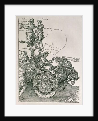 Design for 'The Great Triumphal Chariot of Emperor Maximilian I' by Albrecht Dürer or Duerer