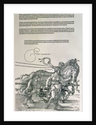 Triumphal Chariot of Emperor Maximilian I of Germany by Albrecht Dürer or Duerer