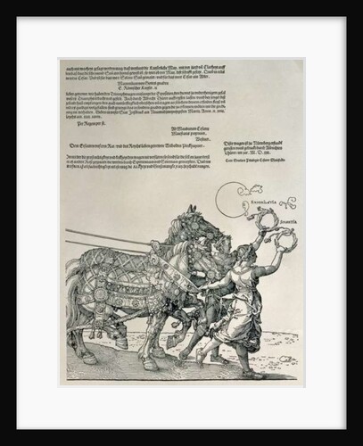 Triumphal Chariot of Emperor Maximilian I, Emperor of Germany by Albrecht Dürer or Duerer