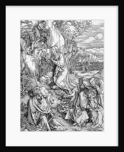 Agony in the Garden from the 'Great Passion' series, pub. 1511 by Albrecht Dürer or Duerer