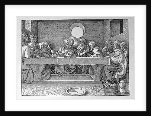 The Last Supper, pub. 1523 by Albrecht Dürer or Duerer