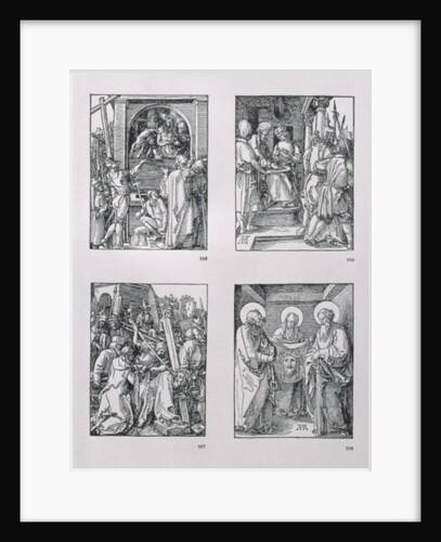 The 'Small Passion' series: Ecce Homo; Pilate Washing his Hands; Christ Bearing the Cross; St. Veronica with the Sudarium between SS. Peter and Paul by Albrecht Dürer or Duerer
