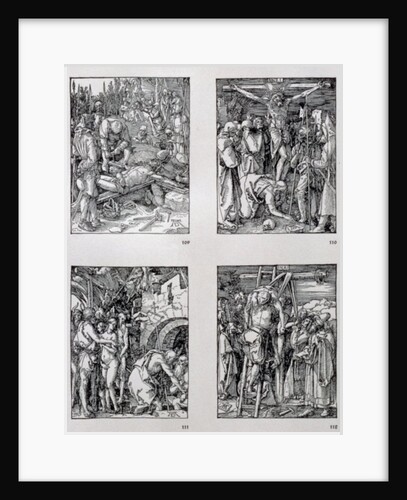 The 'Small Passion' series The Nailing to the Cross by Albrecht Dürer or Duerer