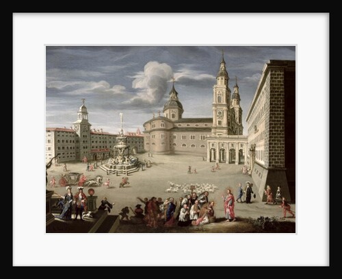 Christ blessing the people of Salzburg by Christof Lederwasch