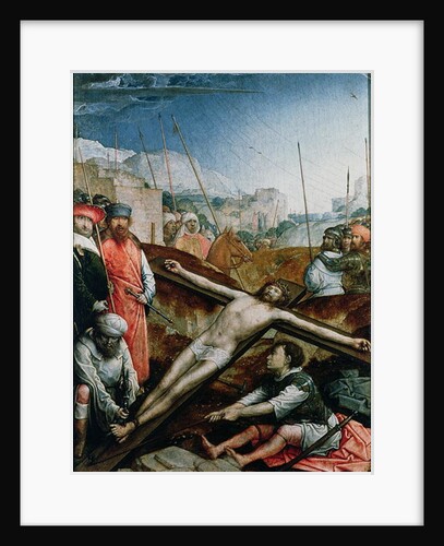 Christ Raised on the Cross, 1496-1504 by Juan de Flandes