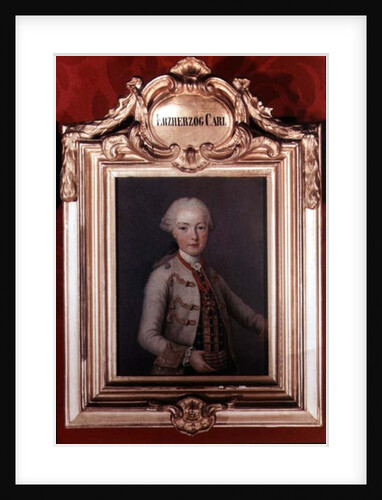 Archduke Karl Joseph son of Emperor Francis I and Empress Maria Theresa of Austria 1762 by Jean-Etienne Liotard