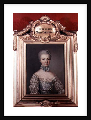 Archduchess Maria Christine 'Maria' daughter of Emperor Francis I and Empress Maria Theresa of Austria 1762 by Jean-Etienne Liotard