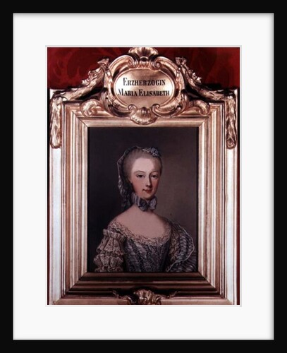 Archduchess Maria Elisabeth daughter of Francis I and Maria Theresa of Austria, 1762 by Jean-Etienne Liotard