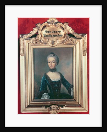 Maria Josepha of Bavaria second wife of Joseph II Holy Roman Emperor by Jean-Etienne Liotard