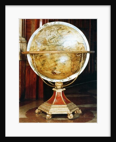 Terrestrial globe, 1688 by Vincenzo Maria Coronelli