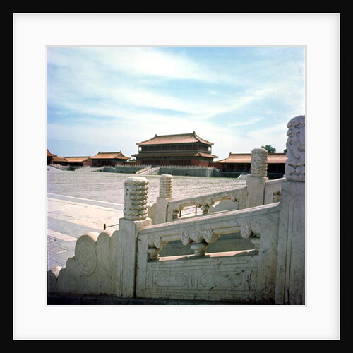 View of the central ramp leading from the Hall of Supreme Harmony, Ming Dynasty 1420 by School Chinese