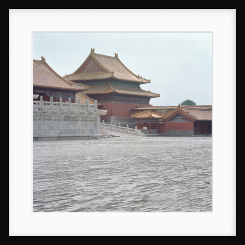 Double-eaved pavilion and marble terrace, Ming Dynasty by School Chinese