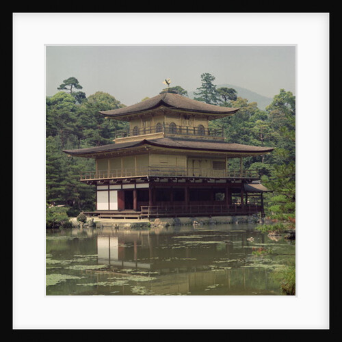 Kinkaku temple dedicated to the memory of the shogun Ashikaga Yoshimitsu 15th century by Japanese School
