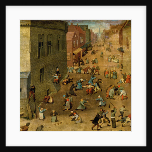 Children's Games: detail of top right hand corner, 1560 by Pieter the Elder Bruegel