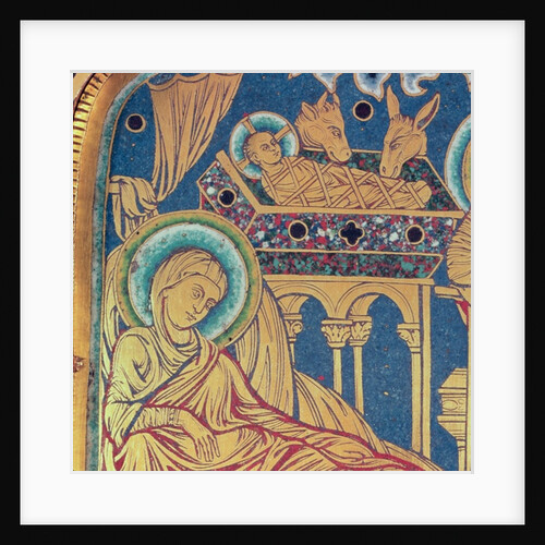 The Nativity, panel from the The Verduner Altar, 1181 by Nicholas of Verdun