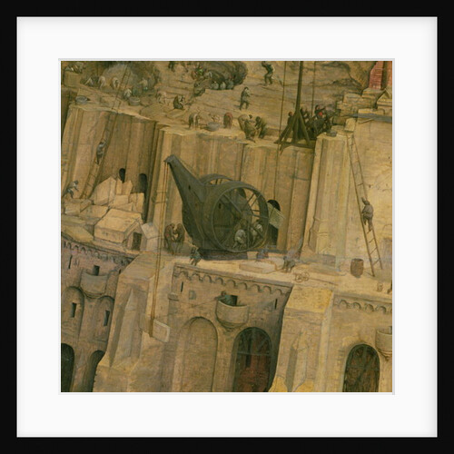 The Tower of Babel, detail of construction work, 1563 by Pieter the Elder Bruegel