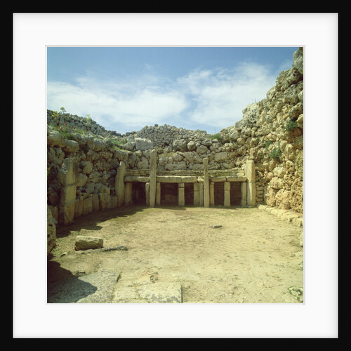 Megalithic temple site, c.30000-c.25000 BC by Megalithic Megalithic